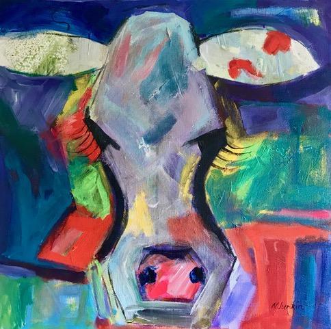 Flaunting Her New Mascara