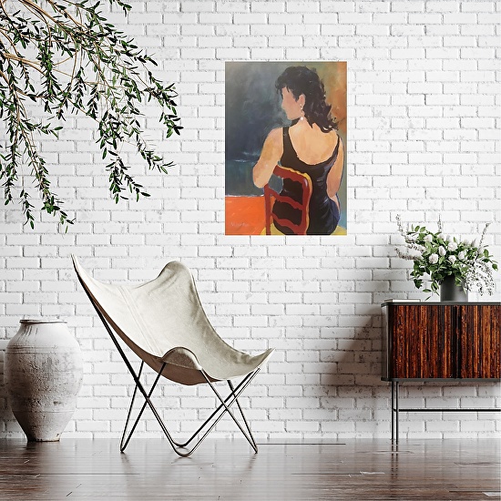 GIRL IN RED CHAIR II